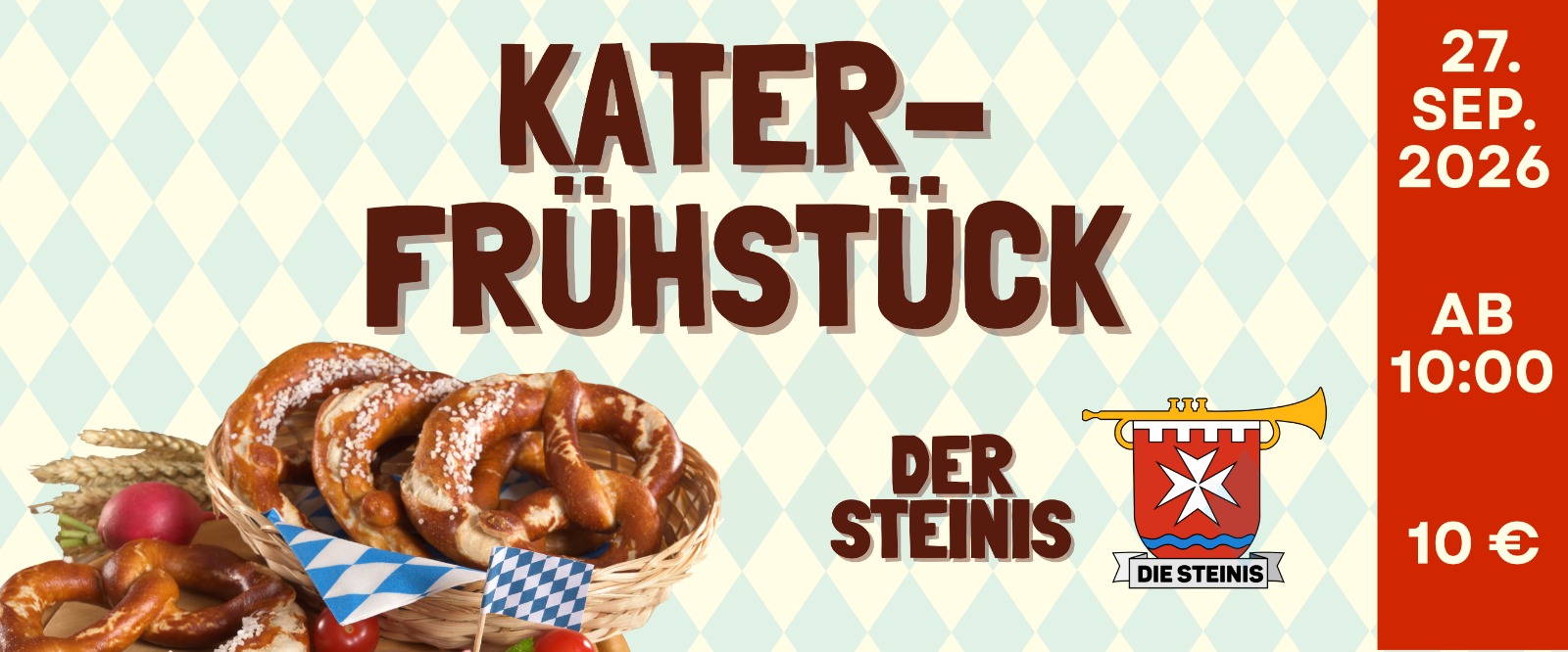 Katerfrühstück – Oktoberfest der Steinis Banner